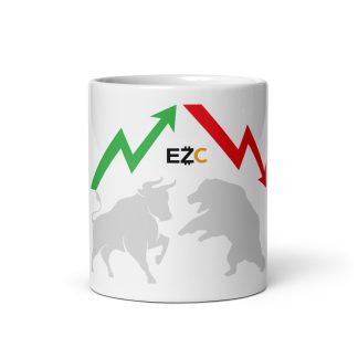 Mug Blanc Bear vs Bull EZC
