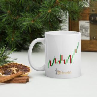 Mug Blanc Brillant EZC Bitcoin