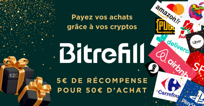 Découvrez Bitrefill : La révolution du shopping avec les cryptomonnaies